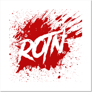 Rotn Splatter Posters and Art